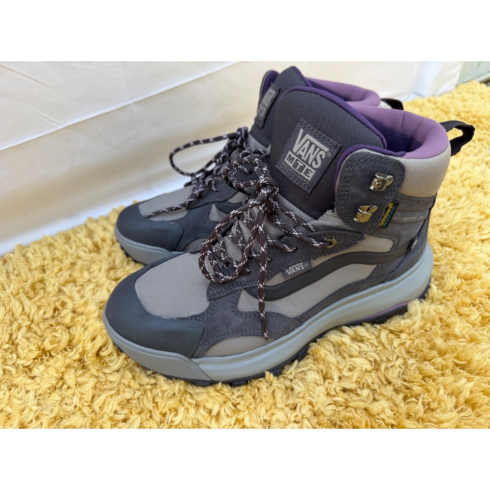 Vans UltraRange EXO Hi MTE-2 Waterproof Boots Grey Purple Mens 7.5 Women 9